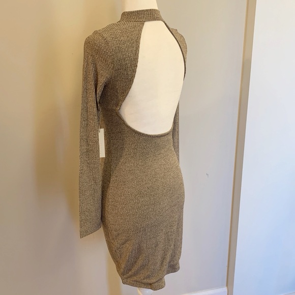 *SALE* NWT CAPULET Open Back Ribbed Sweater Dress sz S - Picture 4 of 11